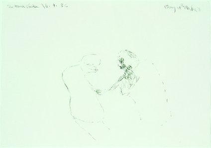 Talking to a piece of paper that was too big by Tony Fomison