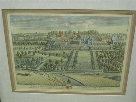 2 works: Whixley in West Rideing of Yorkshire; Hatley St. George by Johannes Kip