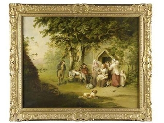 The Ribbon Seller's Visit - William Redmore Bigg