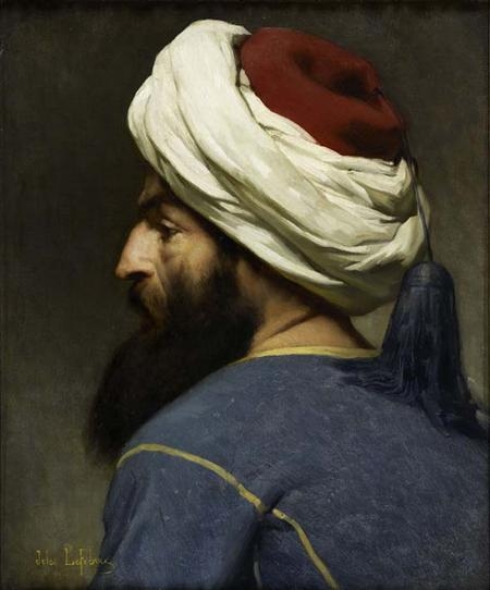 Head of an Arab by Jules-Joseph Lefebvre