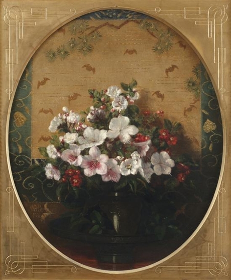 JAPANESQUE STILL LIFE by Winckworth Allan Gay, 1868