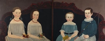 PAIR OF DOUBLE PORTRAITS - Sturtevant J. Hamblin