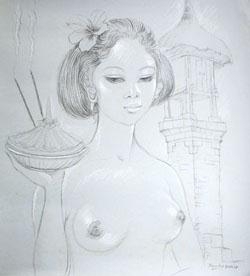 Gadis Bali II by Setyoko Hadi Sutanto, 1969