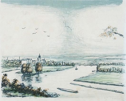 THE ELBE by Willi Nowak, 1940s