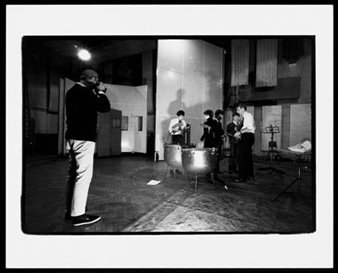 NORMAN PARKINSON PHOTOGRAPHING THE BEATLES AT ABBEY ROAD STUDIOS - David Searle