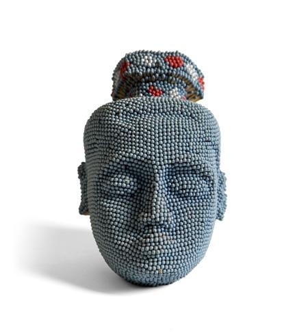 AFRICAN MASK by David Mach