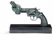 Non violence by Carl Fredrik Reuterswärd