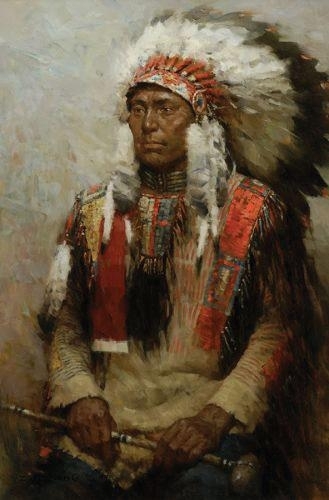 Z.S. Liang | Lakota Warchief | MutualArt