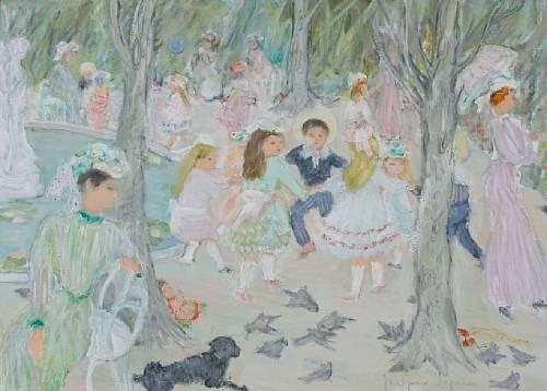 Au parc Monceau by Jocelyne Seguin
