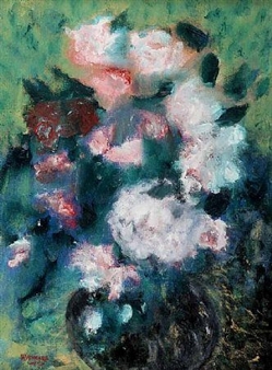 STILL LIFE, ROSES - Stanley Vennard