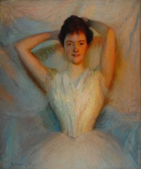 An Opal: Study of Yellow and White Light - Edmund Charles Tarbell
