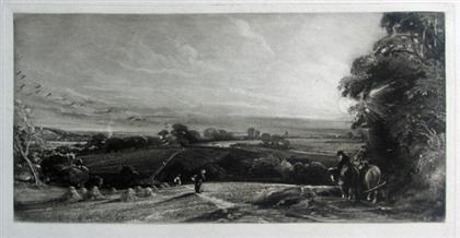 Autumnal Sunset by John Constable, David Lucas, Circa 1830-1832