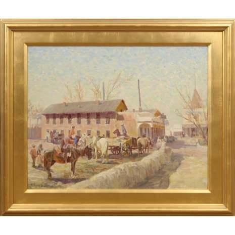 Old Northern New Mexico Town by Raphael Lillywhite