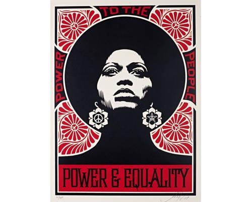 Shepard Fairey | Power and Equality | MutualArt