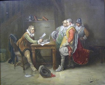 READING THE NEWS - L.G. Baldera