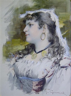 PORTRAIT OF A LADY - T. Giovanelli