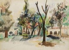 Cour De Ferme by Jean Dufy, 1921