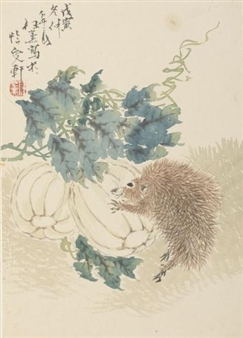 12 works: ALBUM OF BIRDS AND FLOWERS - Ren Xun