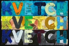 Solo exhibition of new thesaurus-inspired monoprints by Mel Bochner on view at Quint Contemporary Art 
