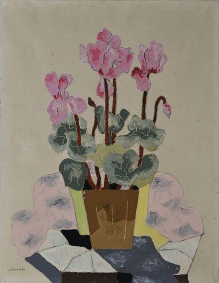 Pot de cyclamens by Jean-François Laglenne