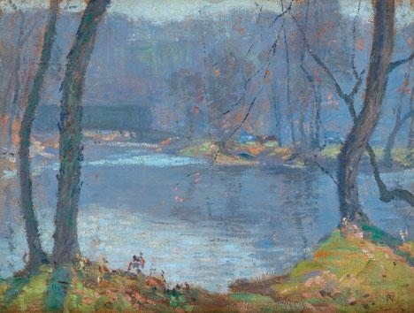 AUTUMN HAZE - TOHICAN CREEK, BUCKS CO PA