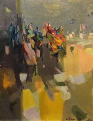 Scene by Alfred Rozelaar Green, 1967