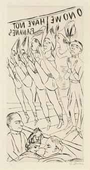 Varieté by Max Beckmann, 1924