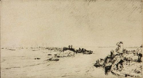 ''A Flood in The Fens'' by James McBey, 1922