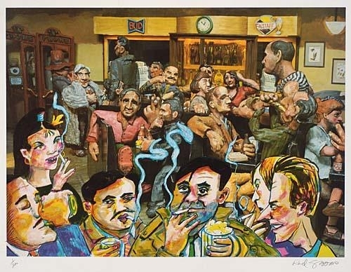 Cedar Bar by Red Grooms, 1987