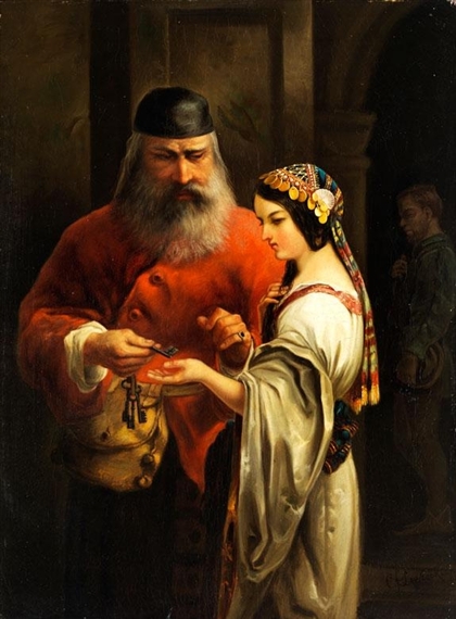 Die schlusselubergabe by Charles Frederick Lowcock