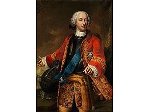 PORTRAIT OF KARL I, DUKE OF BRAUNSCHWEIG-WOLFENBUTTEL by Johann Conrad Eichler