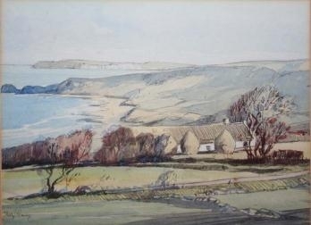 COASTAL LANDSCAPE by Theodore James Gracey