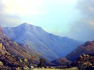 Mountain Landscape by Danie Van Niekerk, 1981