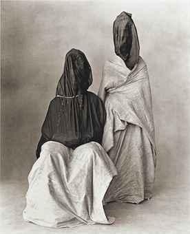 Two Guedras, 1971 by Irving Penn, printed 1976