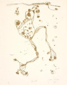 Frog and Fish, 1977 by John Olsen, 1977