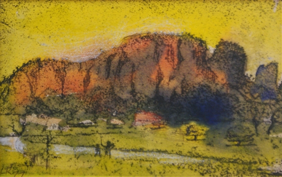 Central Australia by Lloyd Rees, 1977
