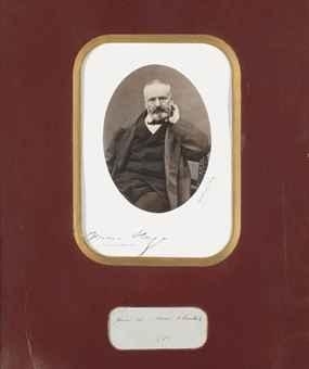 Portrait de Victor Hugo, Bruxelles, 1861 by Pierre Petit