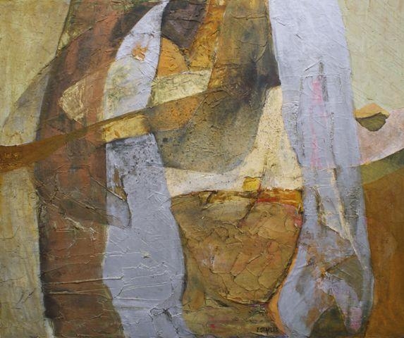 Artwork by Elaine Staples, Who Has Stretched out the Heavens Like A Tent, Made of mixed media