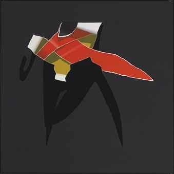 Untitled (from The Ribbons Series) by Burhan Doğançay, 1977