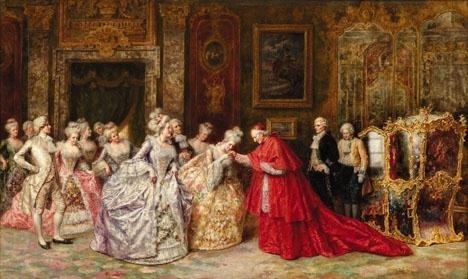 AN AUDIENCE WITH THE CARDINAL by Angelo Zoffoli