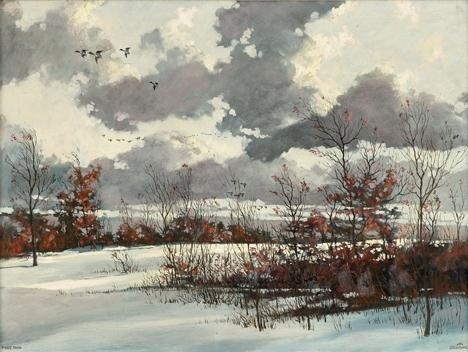 FIRST SNOW by Eric Sloane