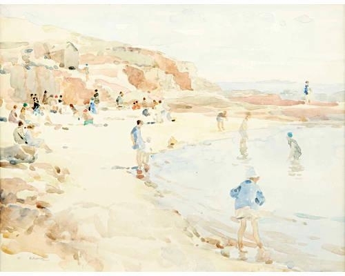 The bathing pool, Pittenweem by Robert Eadie