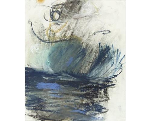 Artwork by Joan Kathleen Hardy Eardley, Seascape, Catterline, Made of pastel