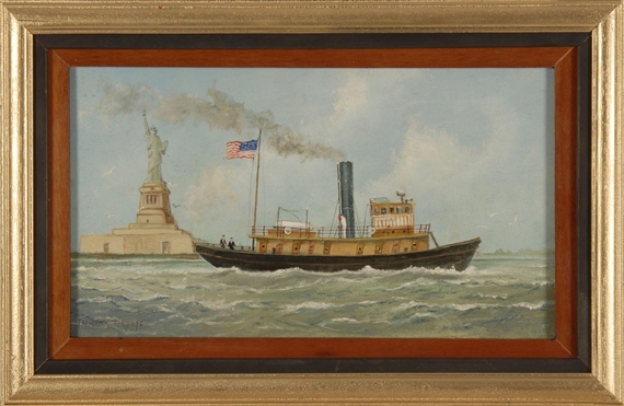 Steam Tug Brooklyn by Fred Tordoff