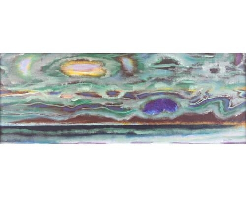 Sea, hills and sky, Harris by John Houston, 1975