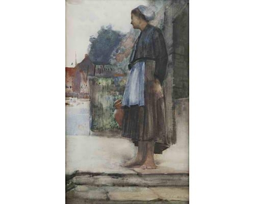 Fisherman's Daughter, Cancale by Arthur Melville, 1879