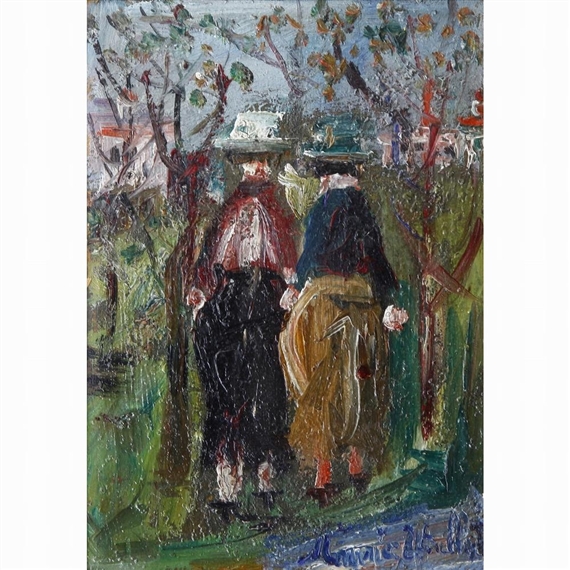 DEUX PERSONNAGES by Maurice Utrillo, 1938