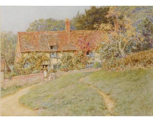 At Sandhills Near Witley by Helen Allingham