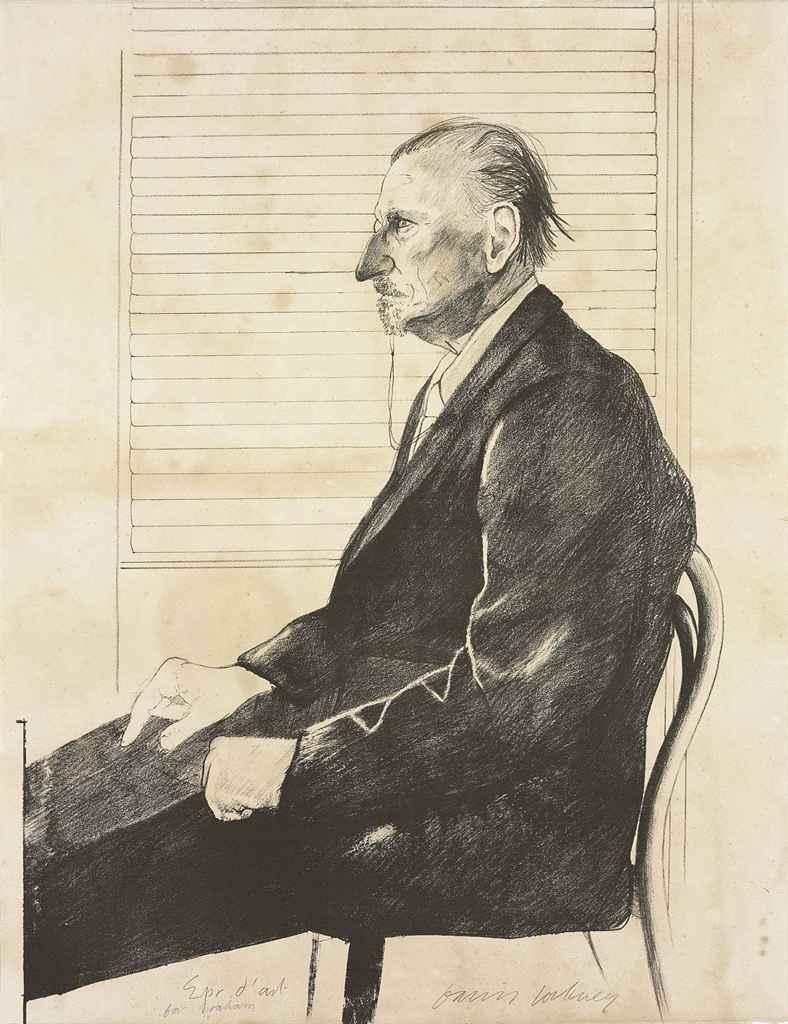 Portrait of Felix Mann by David Hockney, 1969