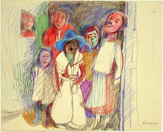 Ohne Titel (Rummelpott) by Willem Grimm